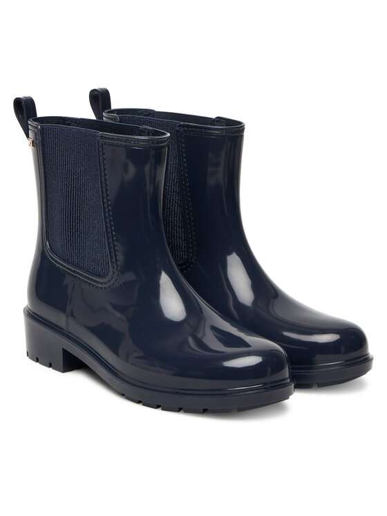 Tommy Hilfiger Botas de agua Tommy Hilfiger Flag Hardware FW0FW08966 Azul marino