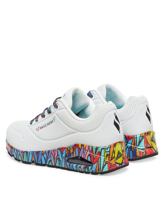 Skechers Снікерcи Skechers Skechers Uno - Ravaged Love 177918/WMLT Білий