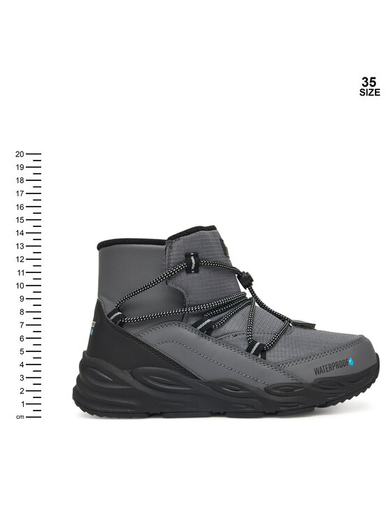 Skechers Sniega zābaki Skechers Turbo Tread 406385L CCBK Pelēks