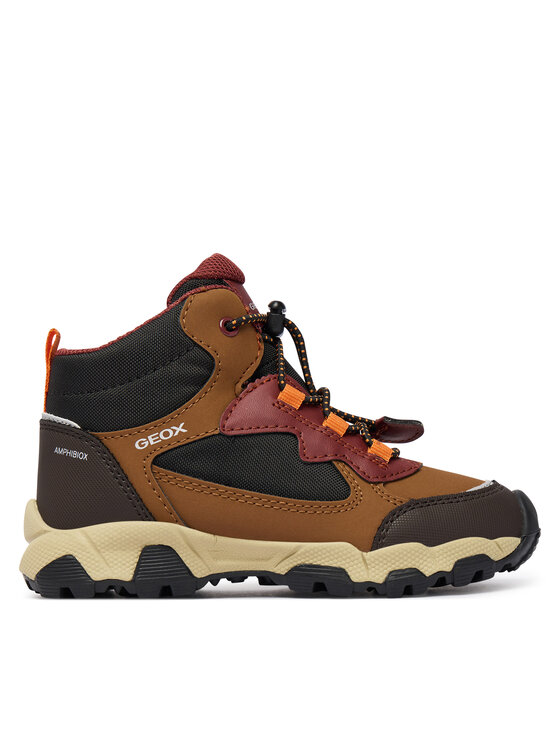 Geox Kotníková obuv Geox J Magnetar Boy B Abx J463ZC 050FU C6311 S Hnědá