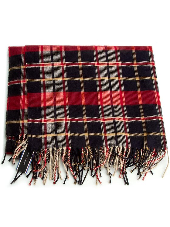 Tommy Hilfiger Šalle Tommy Hilfiger Winter Check Woven Scarf AW0AW03327 901