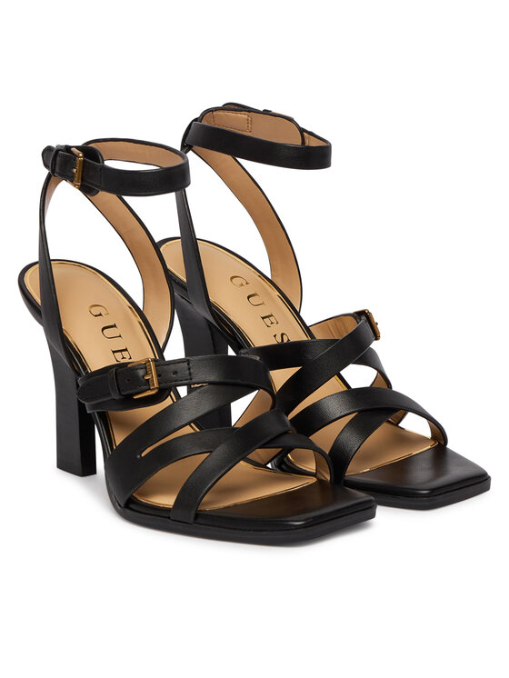 Guess Босоніжки Guess FLJRAD LEA03 Чорний
