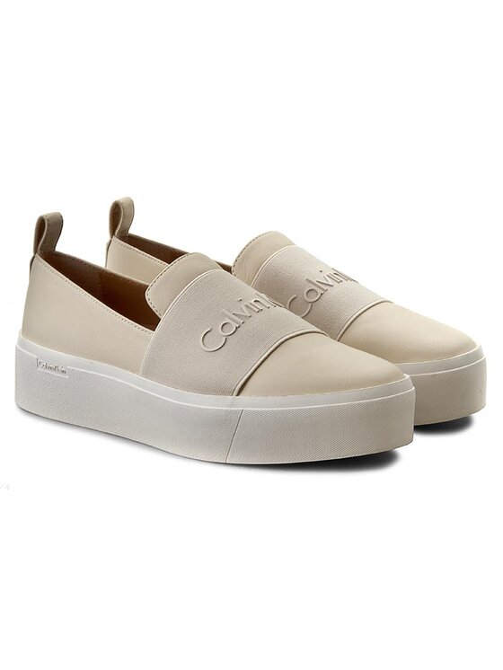 Calvin Klein Teniszcipő Calvin Klein Jacinta E4745 Bézs