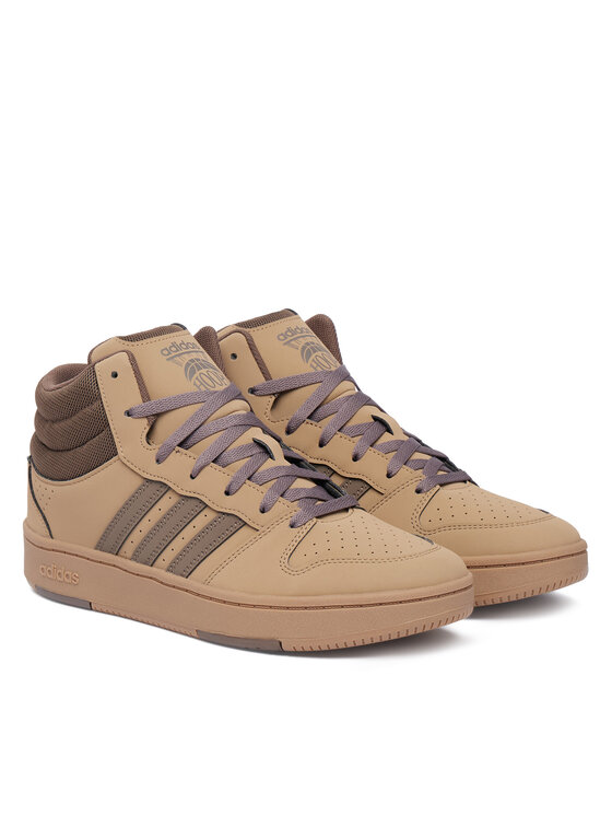 adidas Sneakersy adidas Hoops Mid Classic KI7495 Brązowy jasny