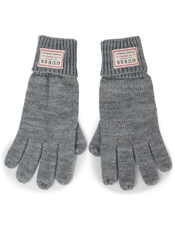 Guess Vīriešu cimdi Guess Not Coordinated Gloves AM8586 WOL02 Pelēks