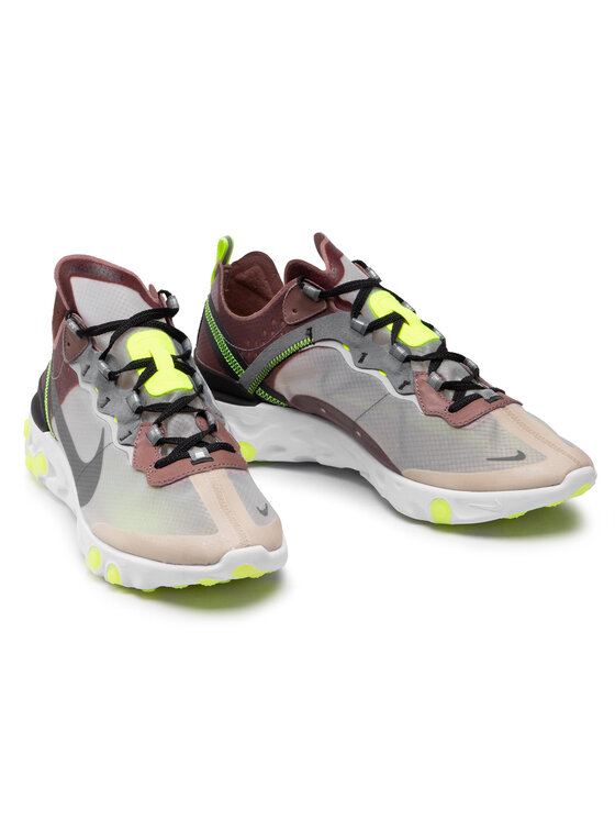 Nike Laisvalaikio batai Nike React Element 87 AQ1090 002 Ruda