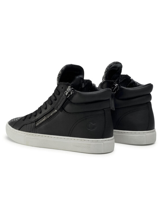 Crime London Αθλητικά Crime London High Top Double Zip 25671AA3.20 Μαύρο