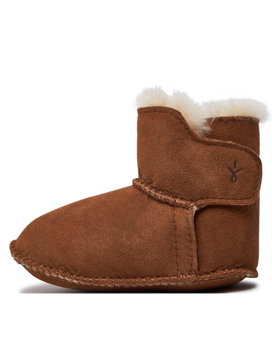 EMU Australia Апрески EMU Australia Baby Bootie B10310 Кафяв