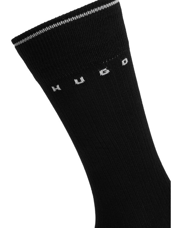 HUGO Șosete lungi HUGO 50564855 Negru