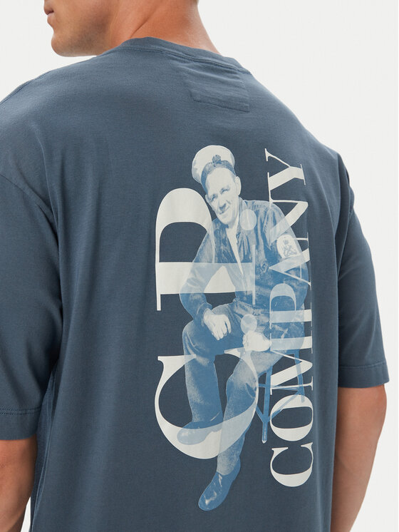 C.P. Company C.P. Company Camiseta 21CMTS209A110579W Azul Comfort Fit
