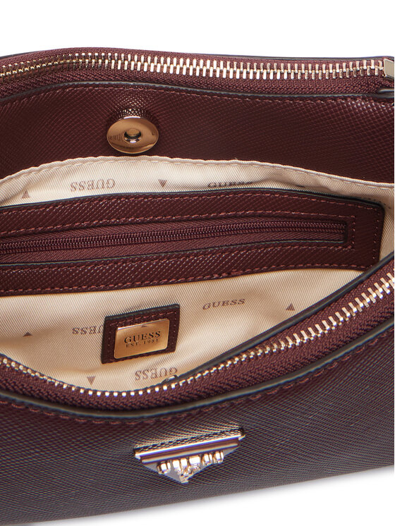 Guess Torebka Guess Noelle II Mini HWZG96 72730 Bordowy