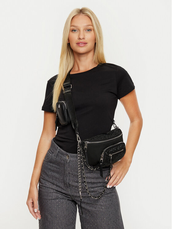 Steve Madden Сумка на пояс﻿ Steve Madden Bmaxima SM13000640-02002-BLK Чорний