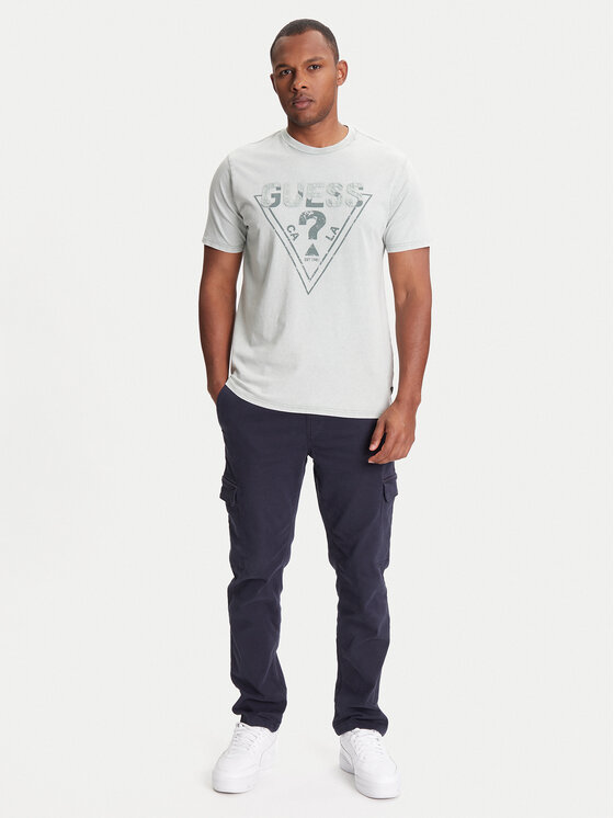 Guess Guess Футболка M5YI42 KBW41 Зелений Regular Fit