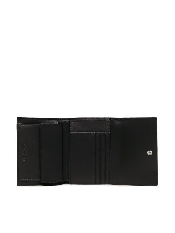 Calvin Klein Cartera Calvin Klein Ck Elevated Trifold Md Saffiano K60K610267 Negro
