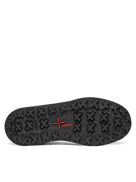 Geox Šnurovacia obuv Geox U Granito + Grip B Abx U46FZD 000FF C9999 Čierna