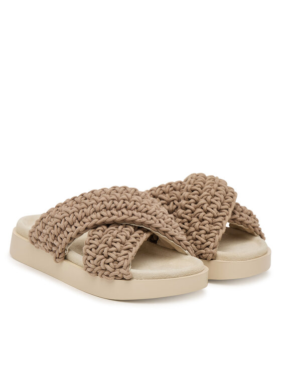 Inuikii Шльопанці Inuikii Woven 1004.003.0062 Бежевий