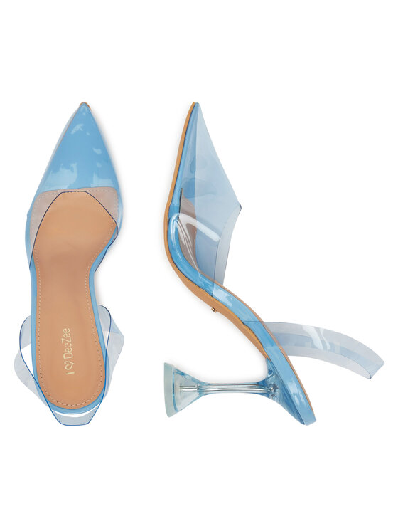 DeeZee Туфлі DeeZee ZALHT-02 BLUE PU Безбарвний