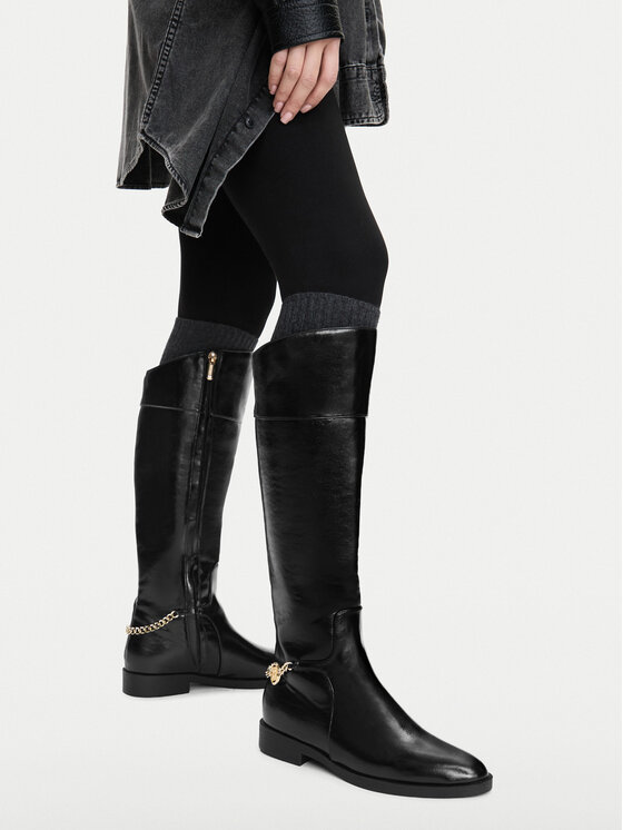 Nine West Kozaki Nine West CEO-RASHA-02 Czarny
