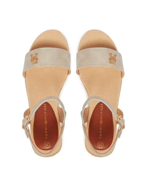Tommy Hilfiger Espadrilky Tommy Hilfiger T3A7-33803-1833514 S Béžová