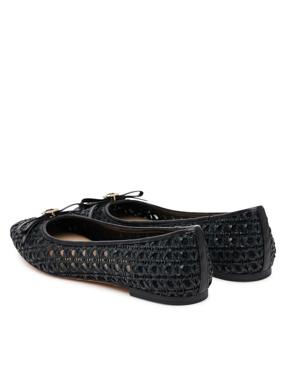 TWINSET Baleríny TWINSET 251TGT030 Čierna