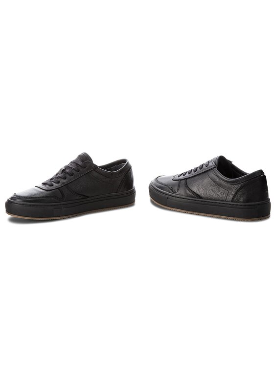 Tommy Hilfiger Sportcipők Tommy Hilfiger Pebbled Leather Low FM0FM01684 Fekete