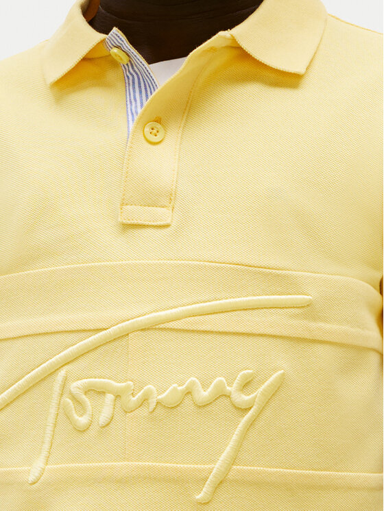 Tommy Hilfiger Tommy Hilfiger Polo Flag KB0KB09714 Κίτρινο Regular Fit