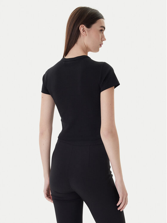 HUGO HUGO Футболка Delanor_2 50539132 Чорний Cropped Fit