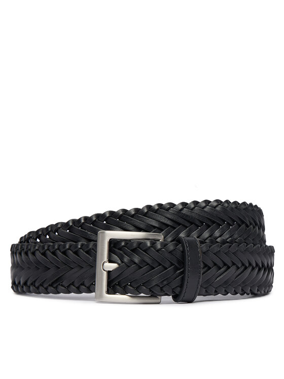 Tommy Hilfiger Opasok Tommy Hilfiger Th Soho Braid 3.0 AM0AM14776 Čierna