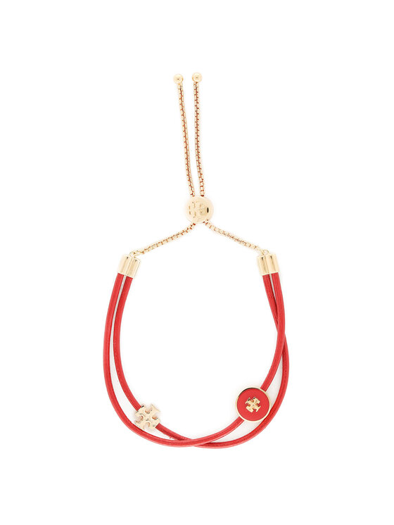 Tory Burch Náramek Tory Burch Kira Enamel Slider 61683 Červená