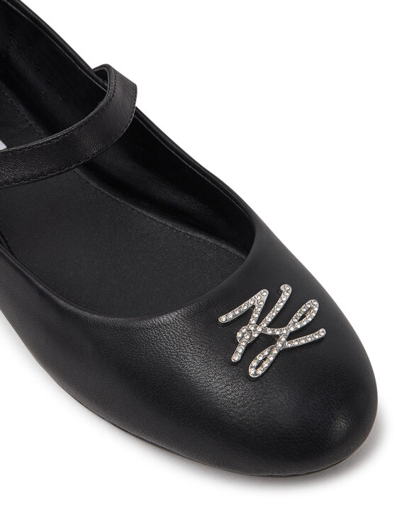 KARL LAGERFELD Балетки KARL LAGERFELD Karo KL40121S Чорний
