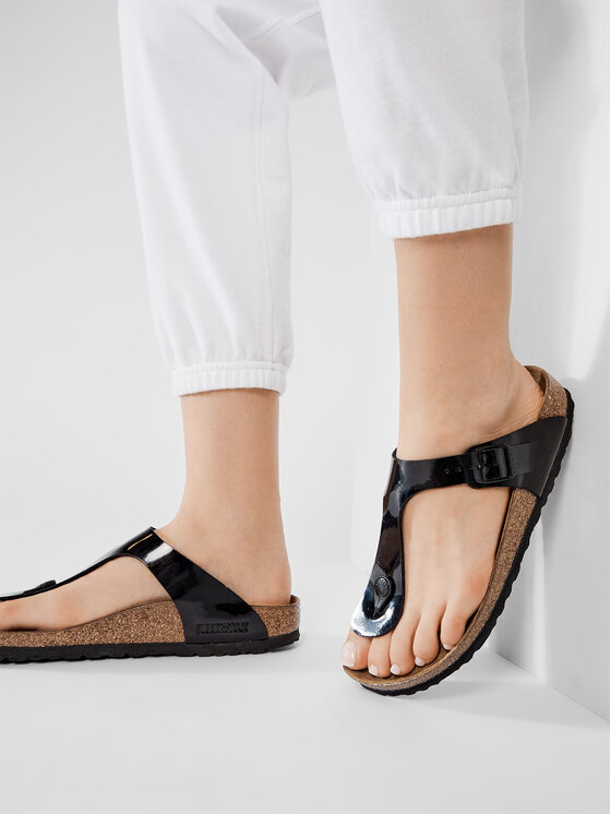Birkenstock Šlepetės per pirštą Birkenstock Gizeh Bs 0043663 Juoda