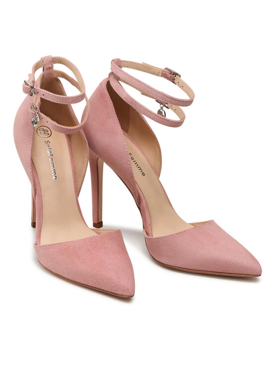 Solo Femme Pantofi cu toc subțire Solo Femme 14409-11-L76/000-04-00 Roz
