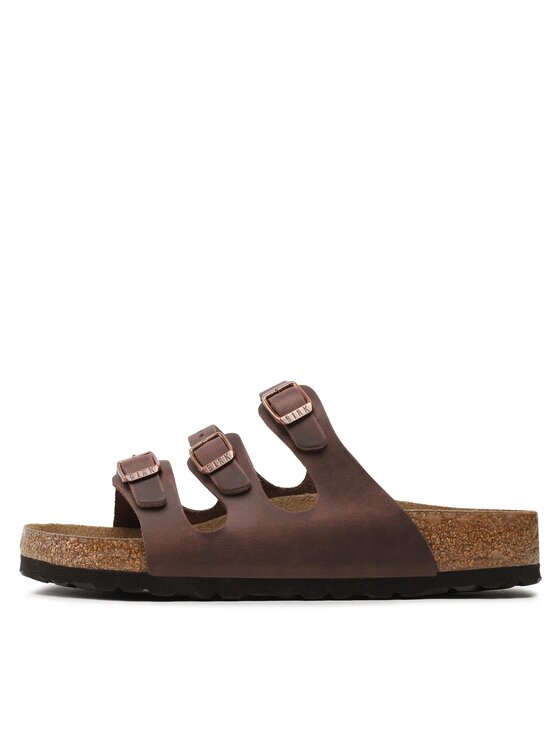 Birkenstock Nazouváky Birkenstock Florida 53901 Hnědá