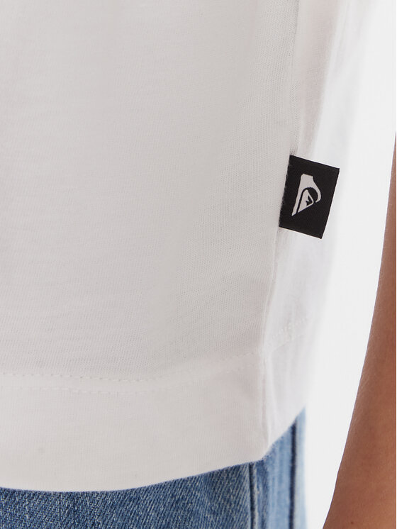 Quiksilver Quiksilver Camiseta Essential EQWZT03196 Blanco Regular Fit