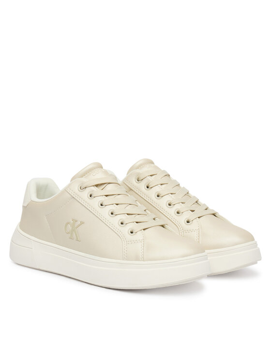 Calvin Klein Superge Calvin Klein Low Cut Lace Up V3A9-83220-1688 Bež