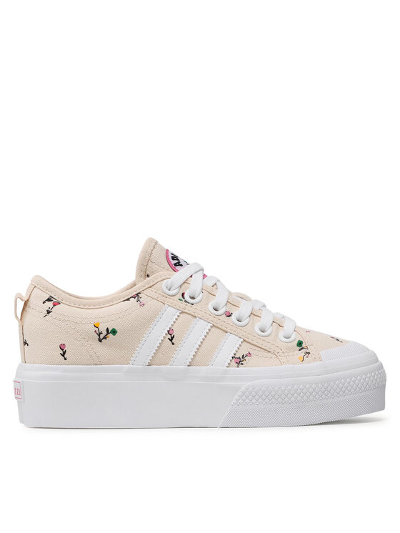 adidas Сникърси adidas Nizza Platform W H02682 Бежов