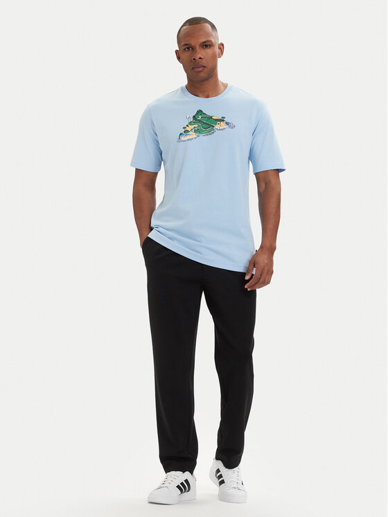 adidas adidas Camiseta Novelty Mini Graphic JZ5038 Celeste Regular Fit