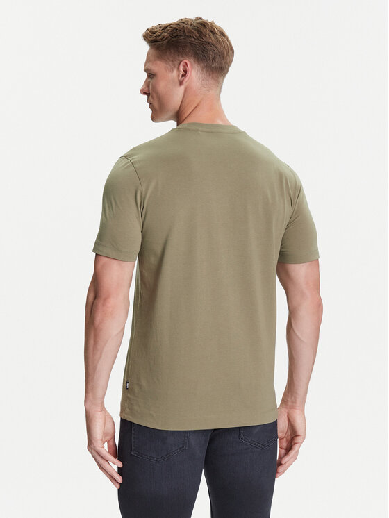 BOSS BOSS Camiseta Thompson 01 Verde Regular Fit