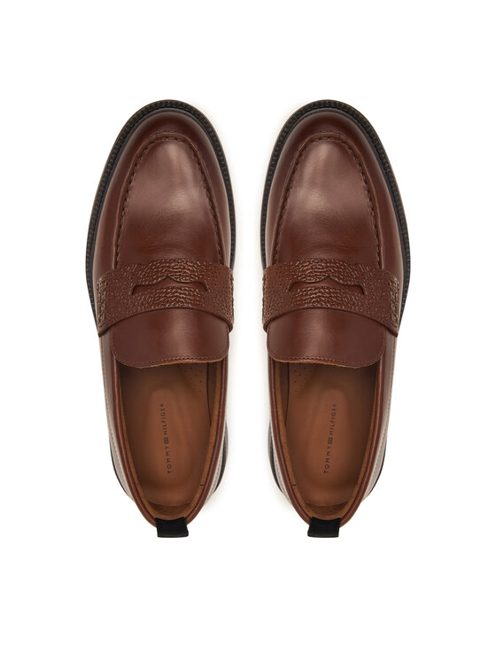 Tommy Hilfiger Chunky loafers Tommy Hilfiger Corporate Casual FM0FM05968 Marrone