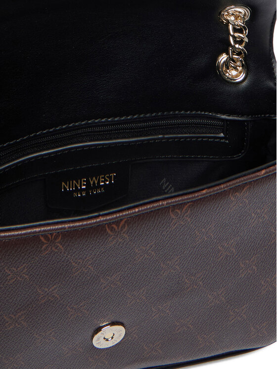 Nine West Дамска чанта Nine West CEO-GOLDEN THREAD-LDA9338 Черен