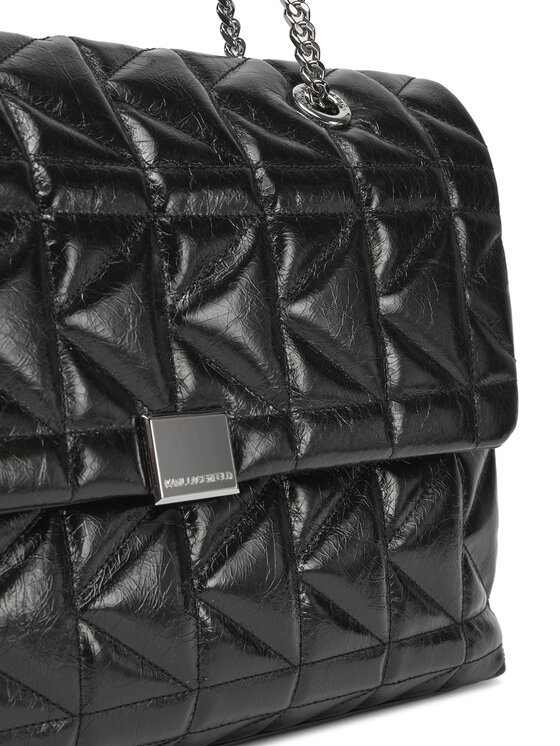 KARL LAGERFELD Ročna torba KARL LAGERFELD A1W30393 Črna