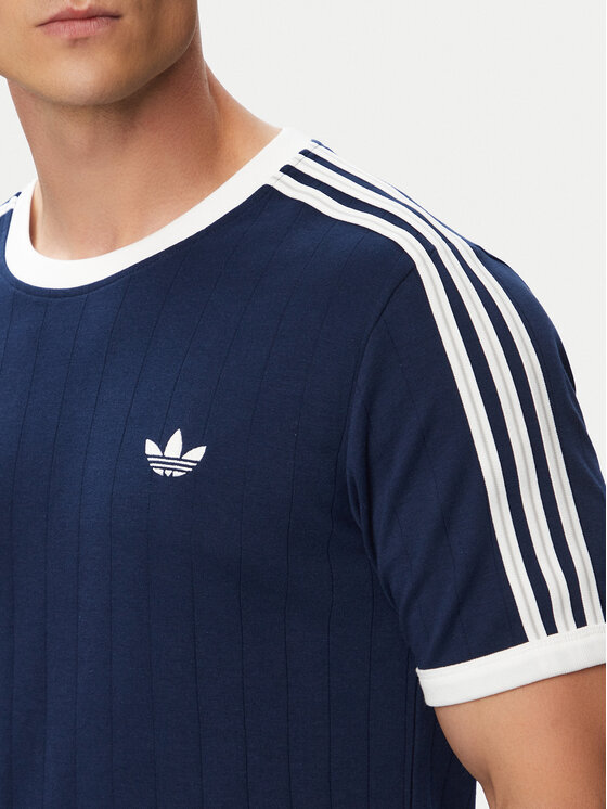 adidas adidas Póló Drop Needle 3 Stripes Tee KS7448 Sötétkék Regular Fit