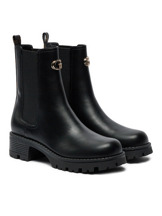 Guess Ботильйони Guess Rinna FLTRNN FAL10 Чорний