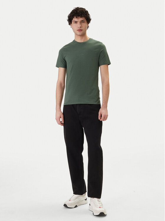 Guess Guess Camiseta M2YI72 I3Z14 Verde Slim Fit