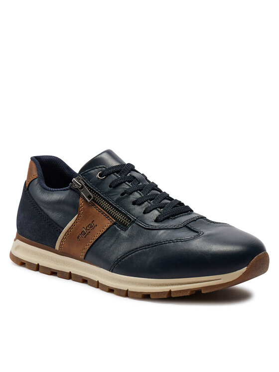 Rieker Sneakersy Rieker B0501-14 Modrá