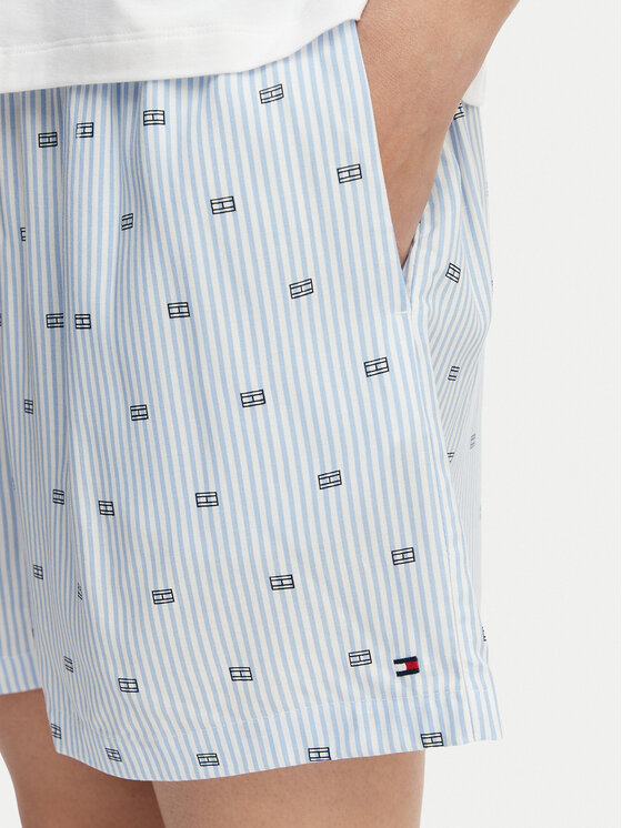Tommy Hilfiger Tommy Hilfiger Pijama UW0UW06328 Blanco Regular Fit