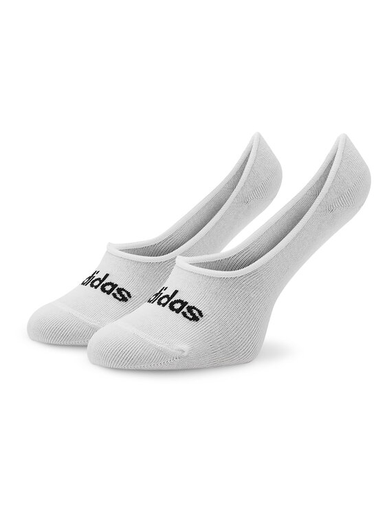 adidas Șosete joase adidas Thin Linear Ballerina Socks 2 Pairs HT3448 Alb