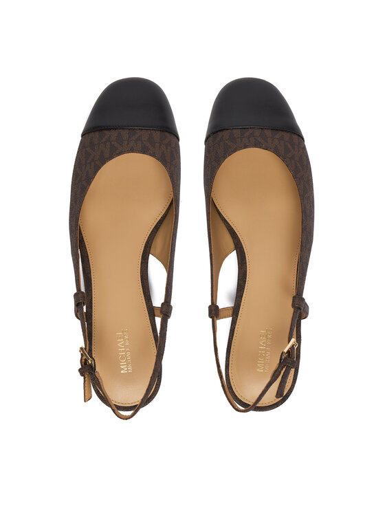 MICHAEL Michael Kors Балетки MICHAEL Michael Kors Perla Flex Sling Fat 40T5PLFS1B Коричневий
