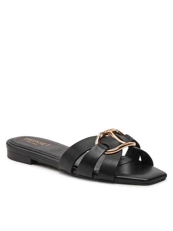 TWINSET Chanclas TWINSET 241TCT120 Negro