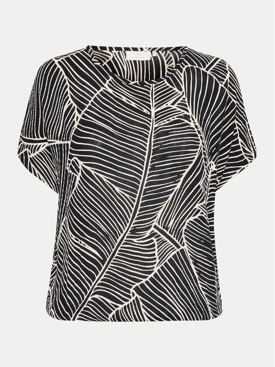 Kaffe Kaffe Blusa Amber 10508257 Negro Relaxed Fit